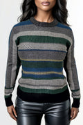LS61015 SWEATER (GRN, BROWN)