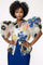 T2581 PUFF SLEEVE FLOWER TOP (S, M) MORE COMING SOON