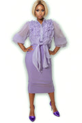 BL003 BANDAGE SKIRT (BLUE, BLK, ORANGE, VIOLET)