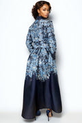 A95005 FLORAL BUTTON DOWN DRESS