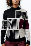 LS61078 STRIPED SWEATER
