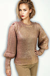 SR3004 SWEATER TOP (GOLD, PINK)