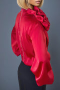 C3399 DRAPED FRONT TOP