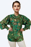 W5381 DROOP NECK TOP (RED, GRN)