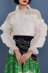 T1210 TOP (GRN, WHT)