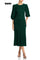 N2483 CRINKLED DRESS (GRN, WINE) (S, M, L)