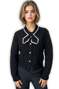 JS0011 BOW NECK SWEATER