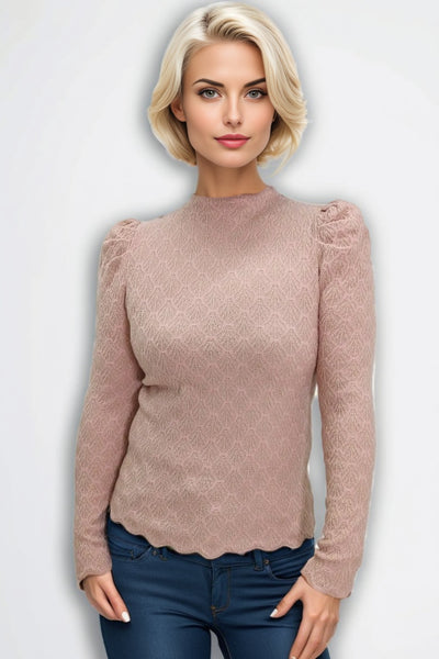 LS63022 SWEATER (PINK, BLUE)
