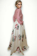 W5943 RUFFLE FLOWER TOP