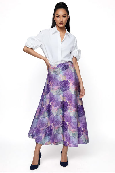 3172 A LINE LILAC SKIRT