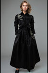 A95128 BEADED APPLIQUE DRESS
