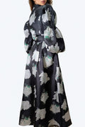 VX2023 PUFF SLEEVE BUTTON DOWN DRESS