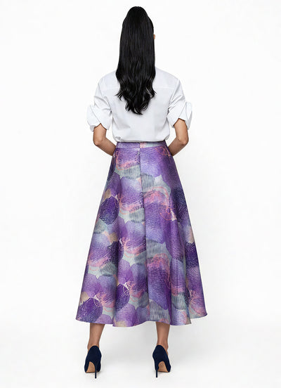 3172 A LINE LILAC SKIRT