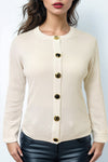 LS62040 SWEATER (WHT, CAMEL)