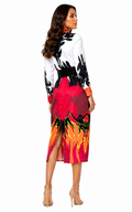 X7877 BUTTON-DOWN DRESS