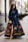 A96208 BUTTERFLY GARDEN  MIKADO MAXI DRESS