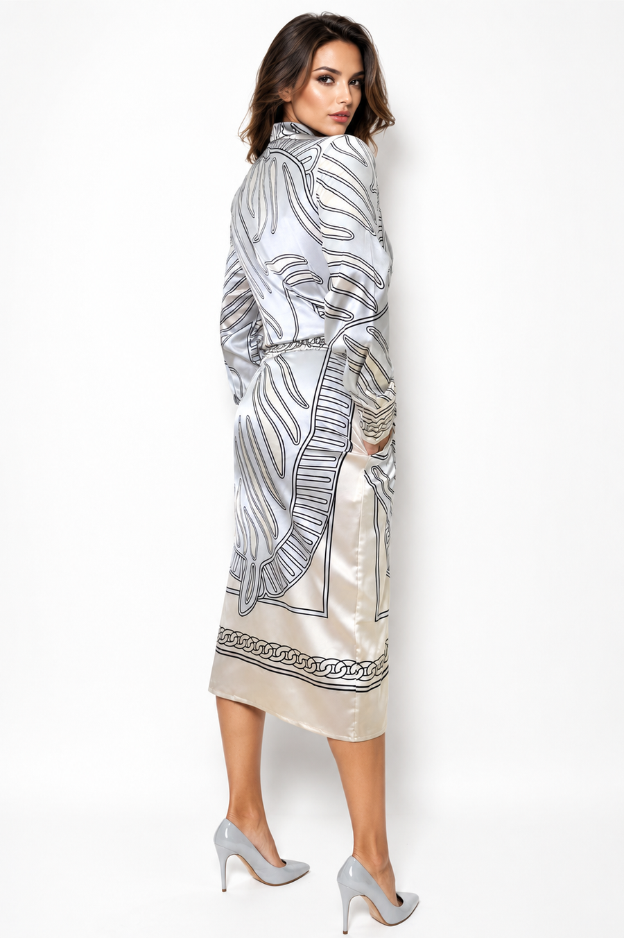 X7824 BUTTON-DOWN DRESS