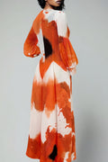 N2420 ORANGE DRESS