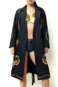 T2442 DOUBLE BREASTED BLAZER DRESS