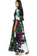 A95118 BUTTON DOWN MAXI DRESS
