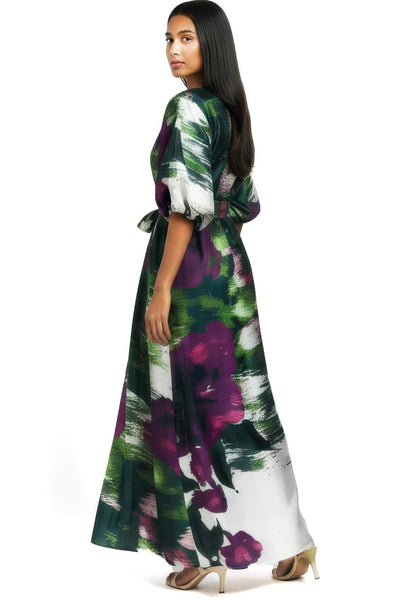 A95118 BUTTON DOWN MAXI DRESS