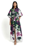 A95118 BUTTON DOWN MAXI DRESS
