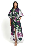 A95118 BUTTON DOWN MAXI DRESS