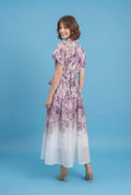 CH0223 LAVENDER BLOOM MAXI DRESS