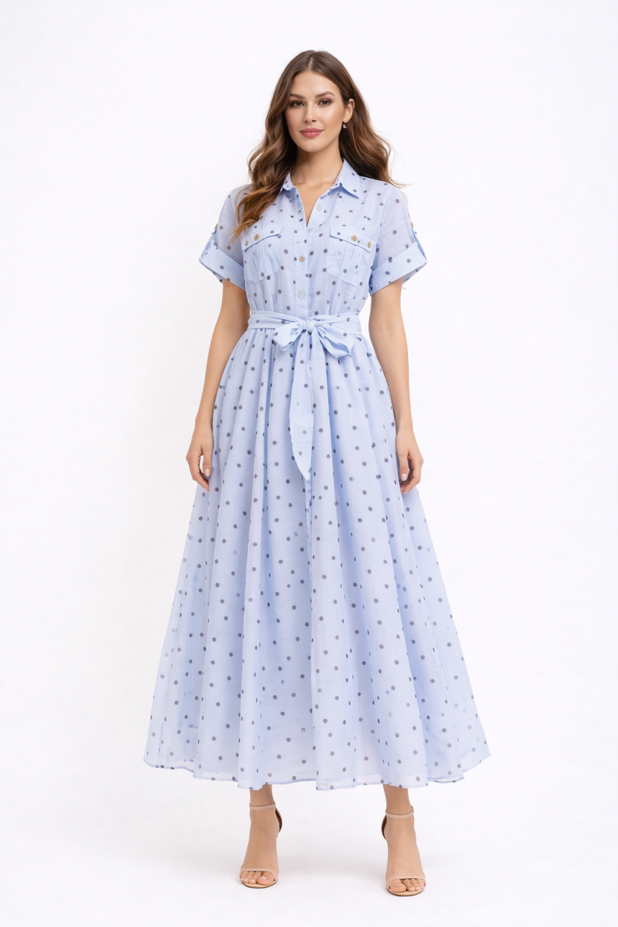 heart print shirt dress CH0227 HEART PRINT SHEER ORGANZA SHIRT DRESS N by Nancy