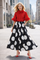CH0015B POLKA DOT A LINE SKIRT