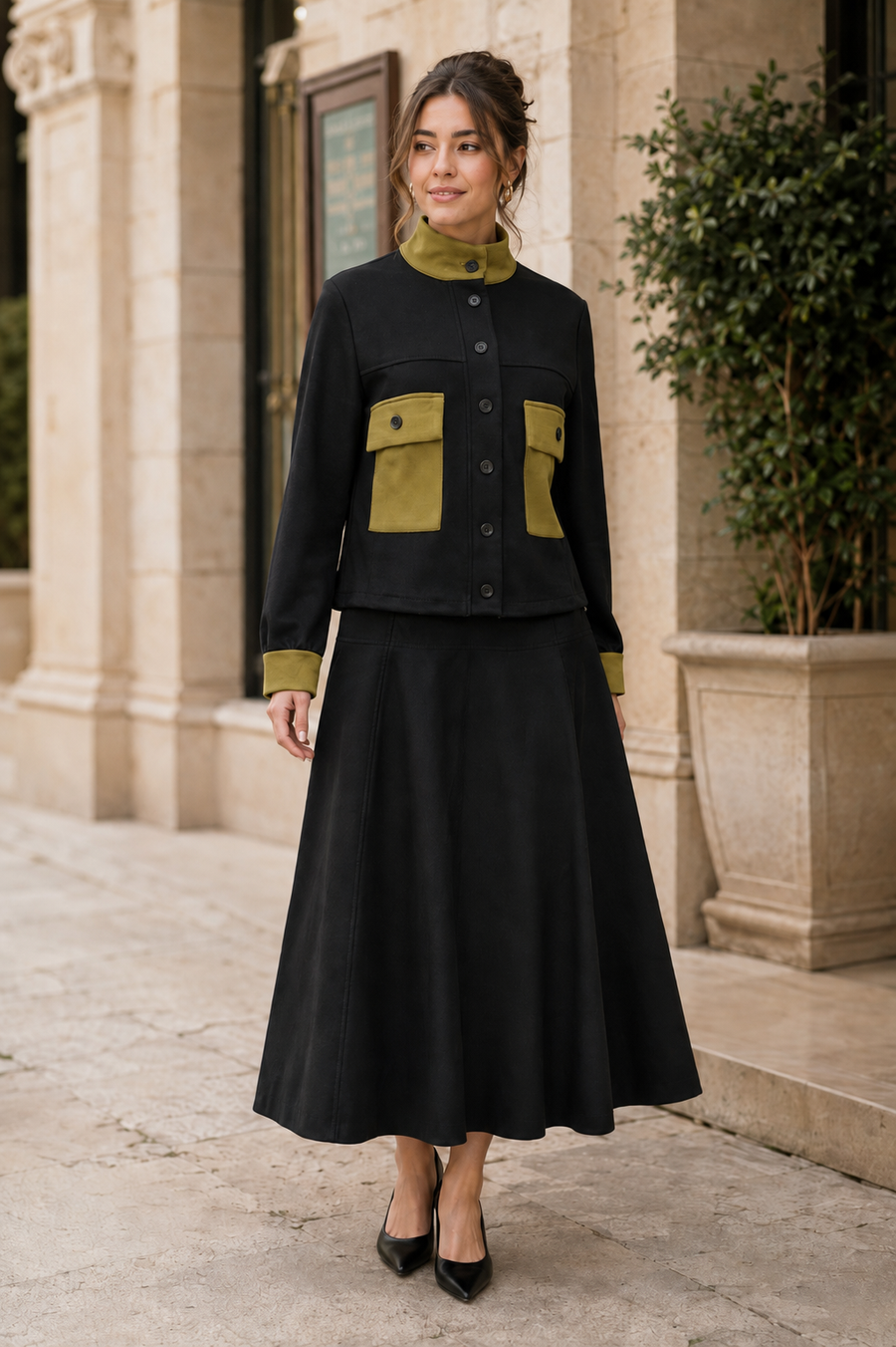 CH7603 UTILITY JACKET TOP
