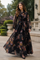 A95203 VINTAGE GARDEN ORGANZA MAXI DRESS