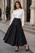 H6813 SEQUIN APPLIQUÉ BUTTON-DOWN TOP