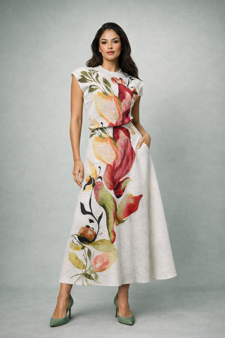 GF1456AB WATERCOLOR FLORAL