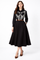 NY75002 SIGNATURE BELTED MIDI SKIRT (BLK, BLUE)