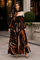 N2648 ARTFUL SEQUIN ADORNED CRINKLE MAXI  DRESS