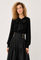 LS001 GLITTER TIE NECK SWEATER