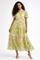 T18083 MULTI LAYERED MAXI DRESS (GRN, BLUE)