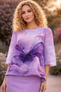 NY0015A BUTTERFLY WHISPER CRINKLE TOP
