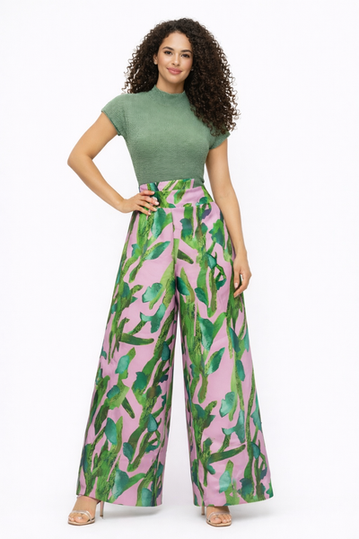 B1079C WIDE LEG PALAZZO PANTS (M, ONLY)