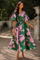 CH9009 PETAL BREEZE MIKADO MAXI DRESS