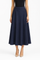 NY0047 STRUCTURED A-LINE SKIRT (BLK, NVY, BLU)