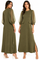 X7679 SHEER SLEEVE MAXI DRESS