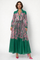 GF1587 PAISLEY PRINT MAXI DRESS