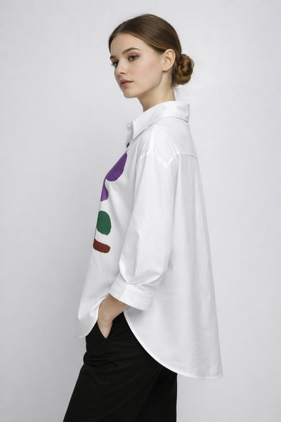 CH0238 ABSTRACT FLOWER TOP