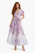 CH0223 LAVENDER BLOOM MAXI DRESS