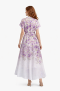CH0223 LAVENDER BLOOM MAXI DRESS
