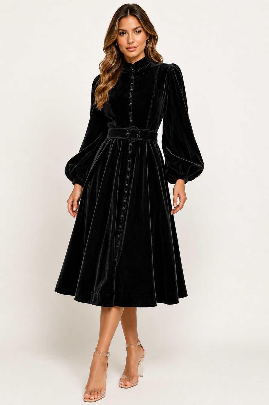 GF1035 VELVET DRESS