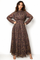 E7208 PLEATED MAXI DRESS