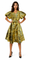 CH0009 PUFF SLEEVE SKATER DRESS